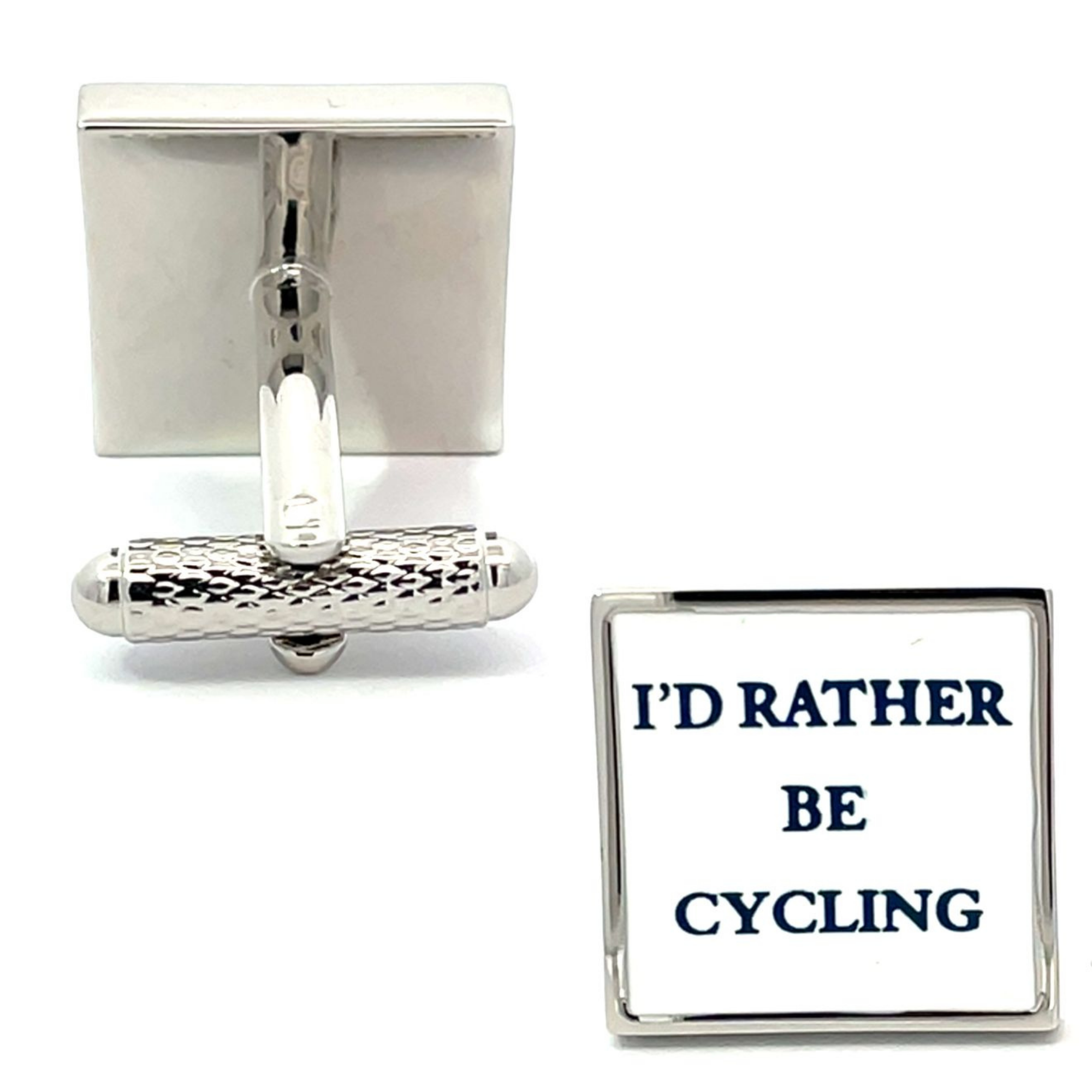 I'd Rather Be Cycling Cufflinks