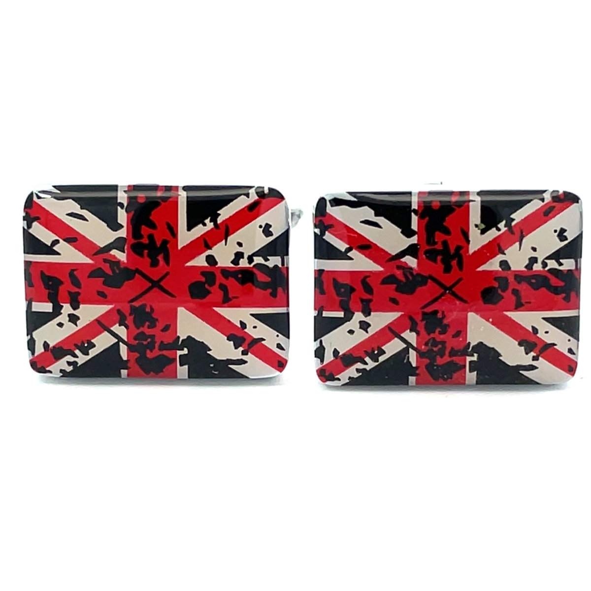 Vintage Distressed UK Union Jack Cufflinks