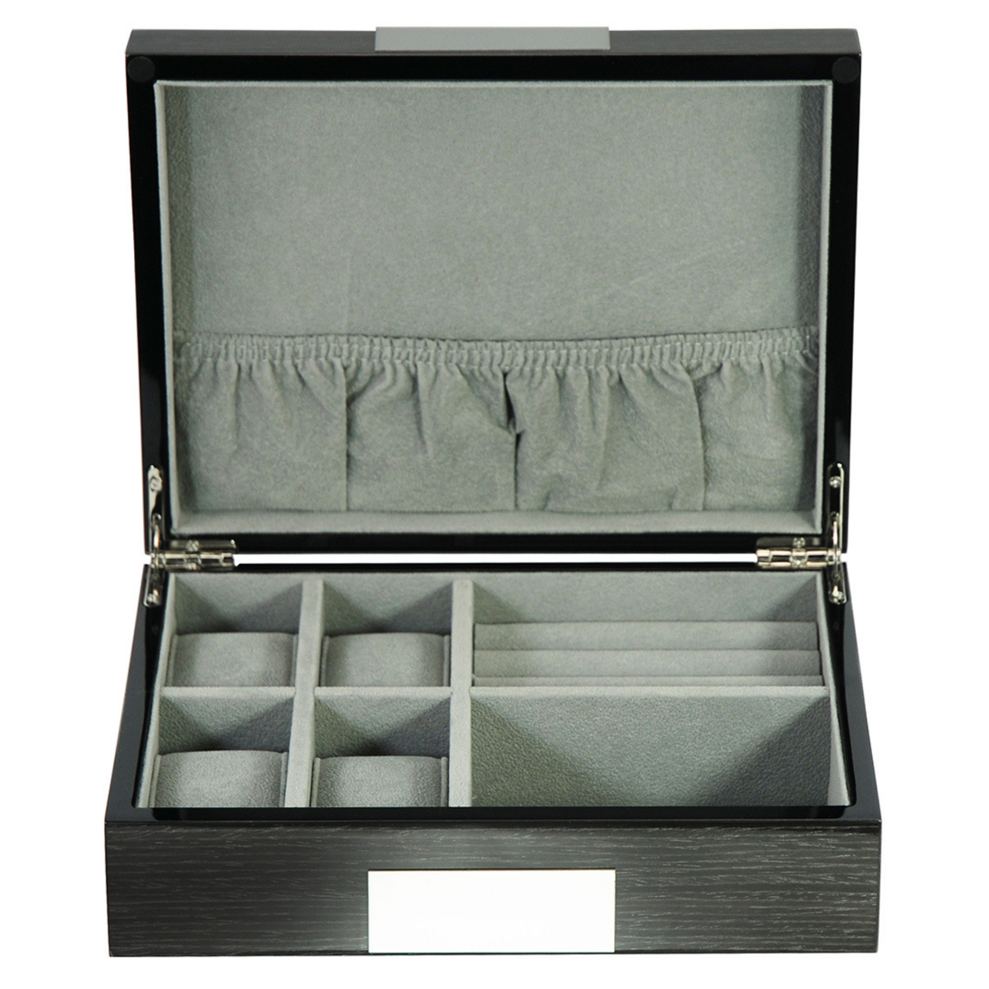 Wenge Wooden Cufflink Watch Box