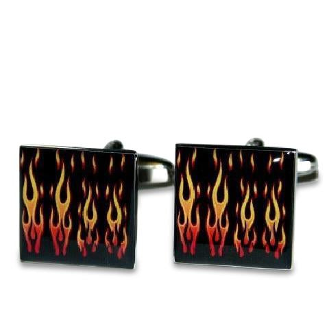 Hot Rod Flame Cufflinks