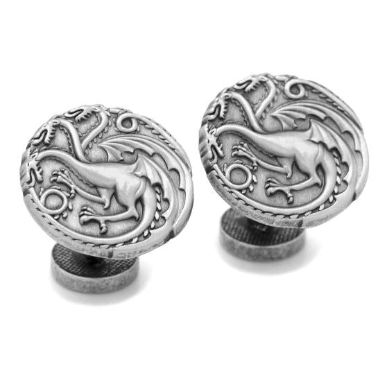 Targaryen Three Headed Dragon Sigil Cufflinks - Game of Thrones Novelty Cufflinks Game of Thrones 