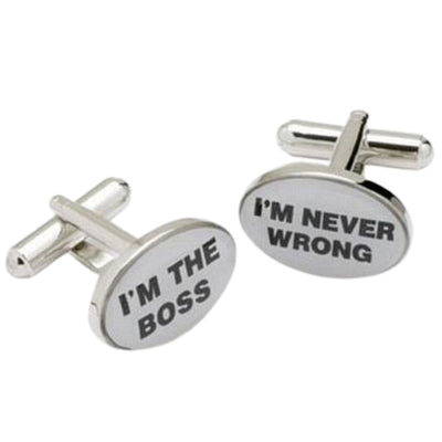 I am the Boss Cufflinks