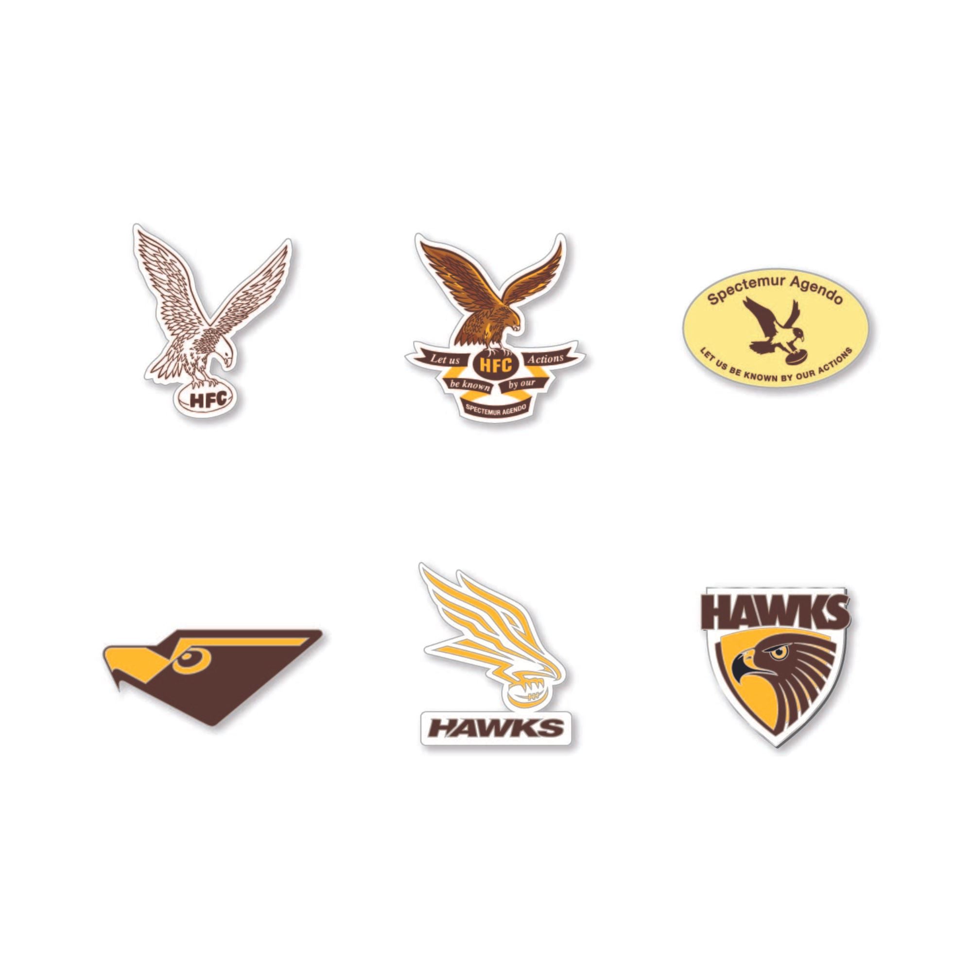 Hawthorn AFL Pin Set Lapel Pin Clinks Default 