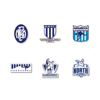 North Melbourne Kangaroos AFL Pin Set