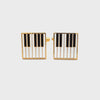 Gold Piano Key Cufflinks