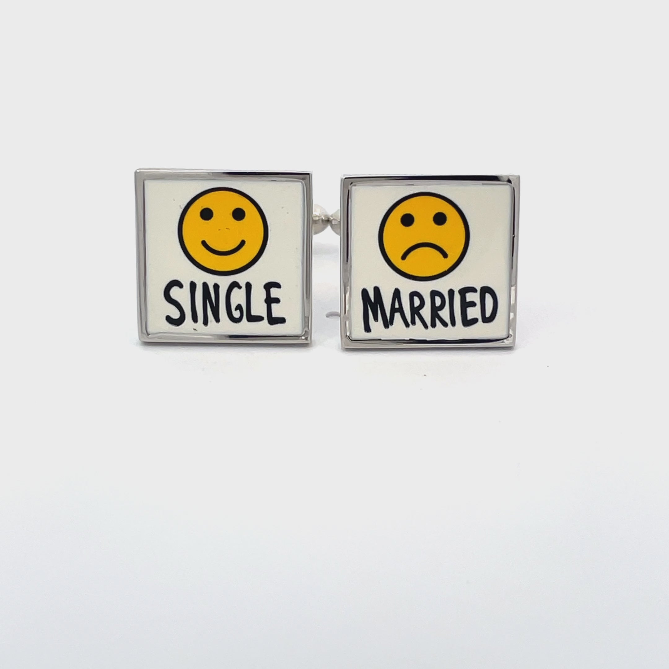 Two States of Being Wedding Cufflinks