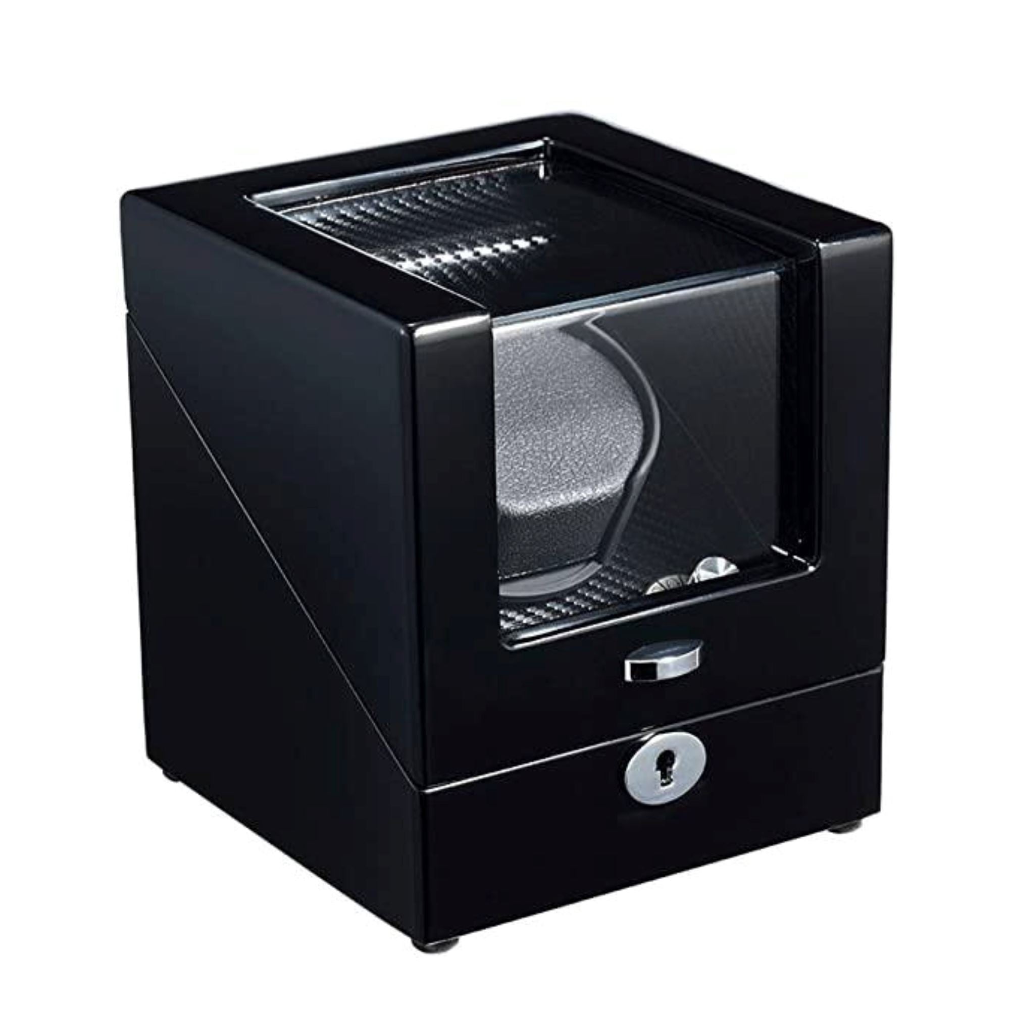 Seconds - Waratah Watch Winder Box for 1 Watch in Black (a) Seconds Clinks 