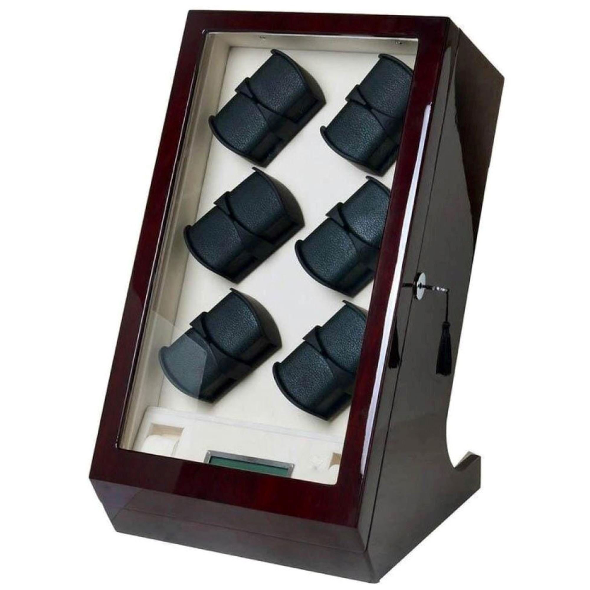 Seconds - Kosciuszko Watch Winder Box for 12 + 2 Watches in Mahogany Seconds Clinks 