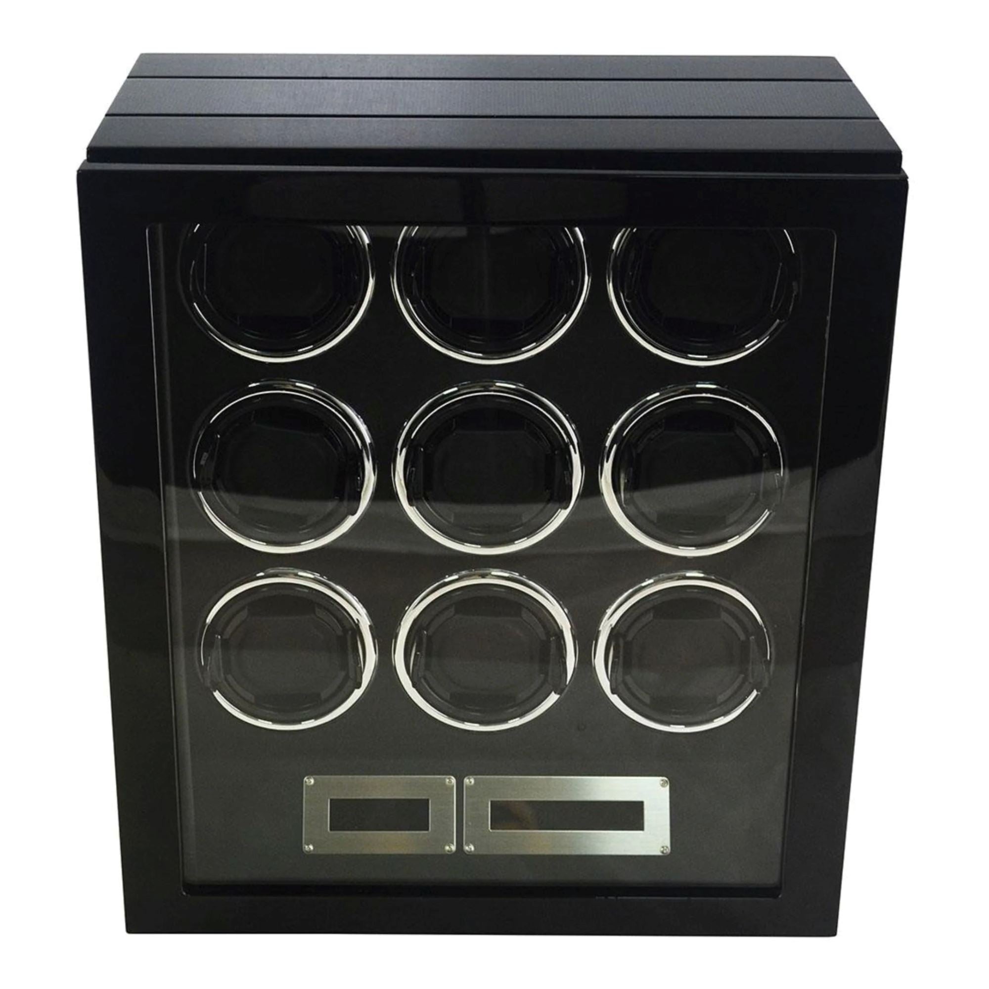 Seconds - Flinders Watch Winder for 9 Watches with Fingerprint Lock (a) Seconds Clinks 