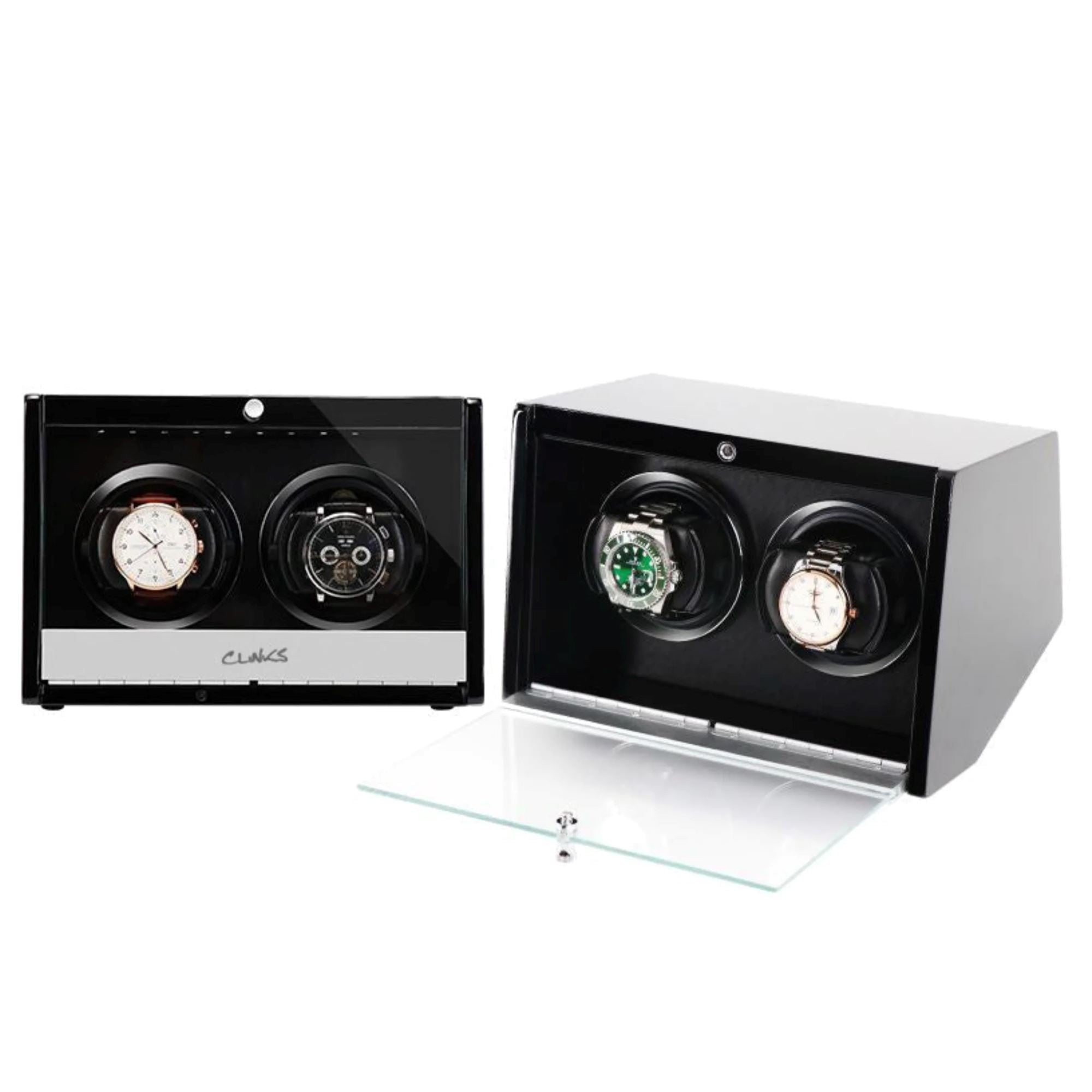 Seconds - Theodore Watch Winder for 2 Black Seconds Clinks 