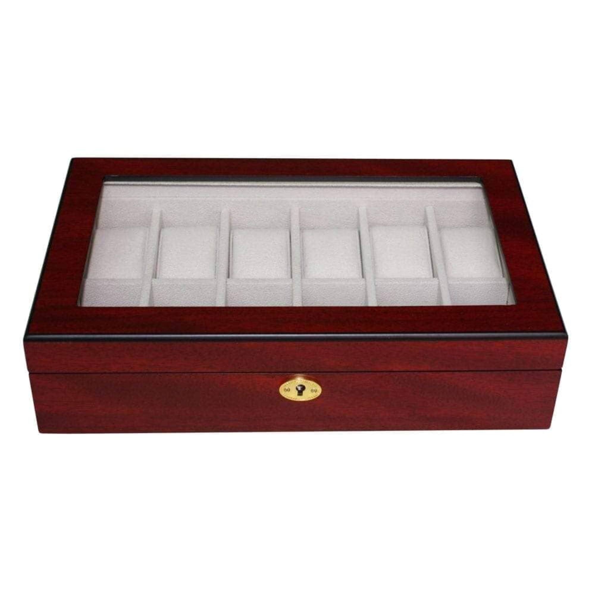 Seconds - Cherry Wooden Watch Box for 12 Watches Seconds Clinks 