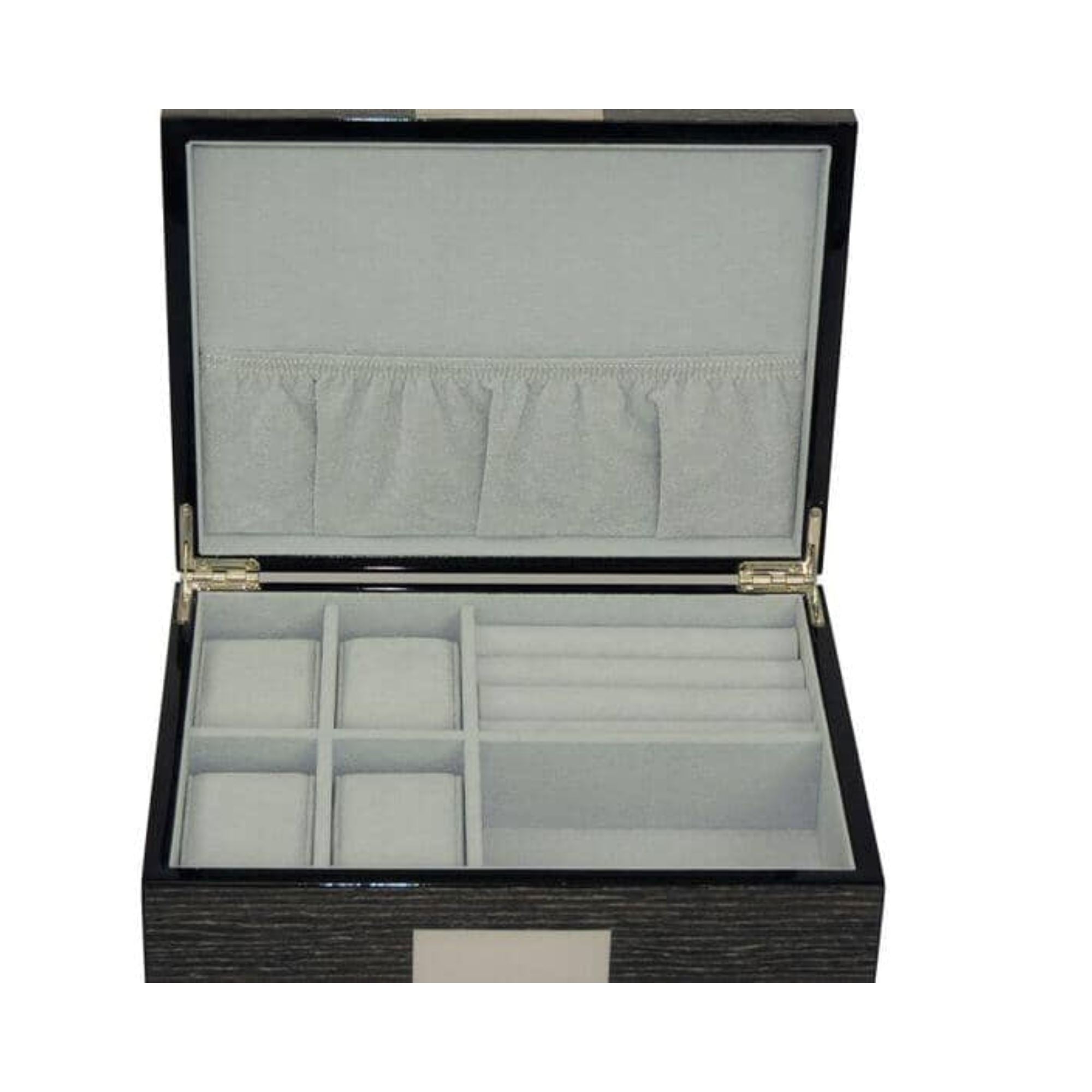 Seconds - Wenge Wooden Cufflink Watch Box (b) Seconds Clinks 