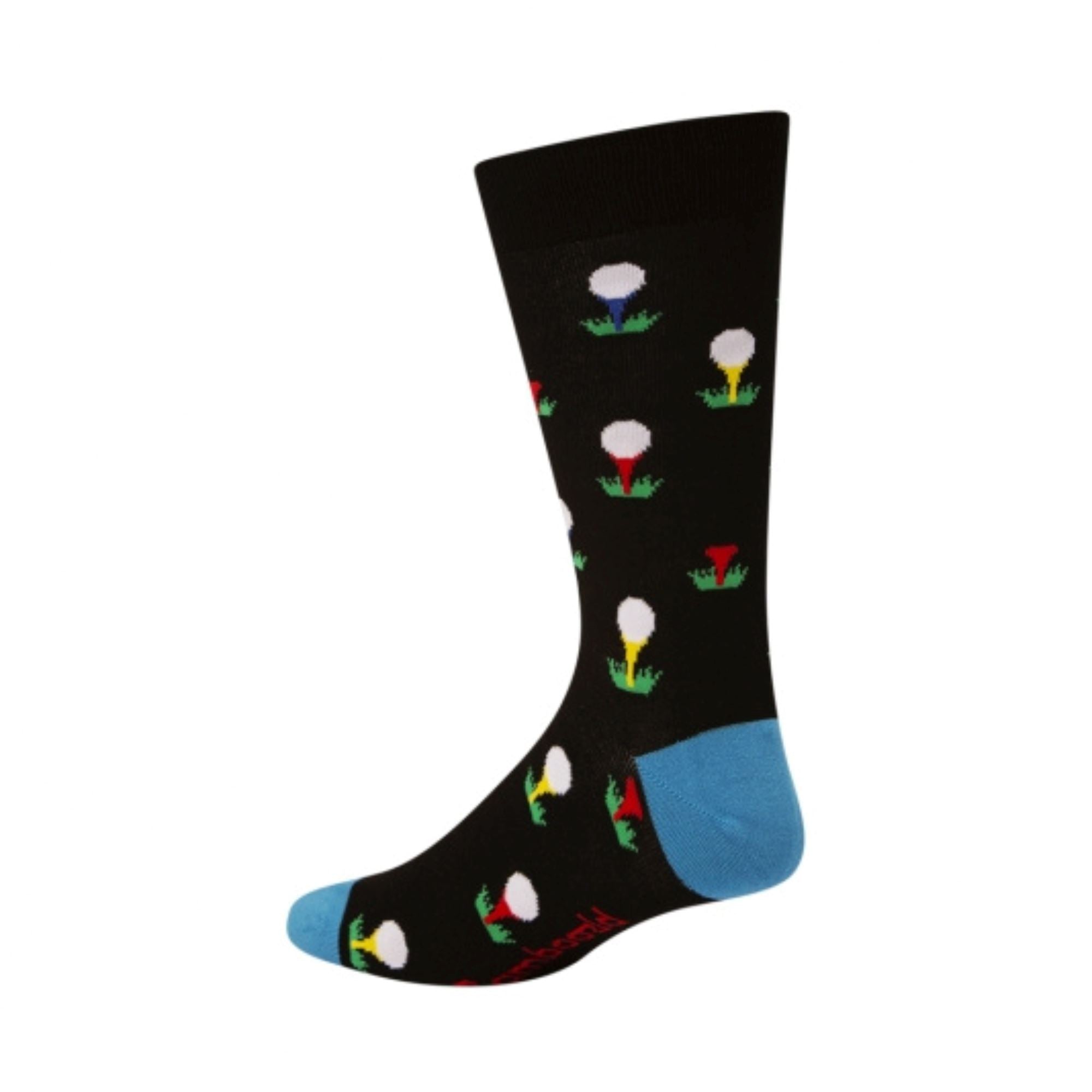 Mens Tee Time Bamboo Sock Socks Bamboozld 