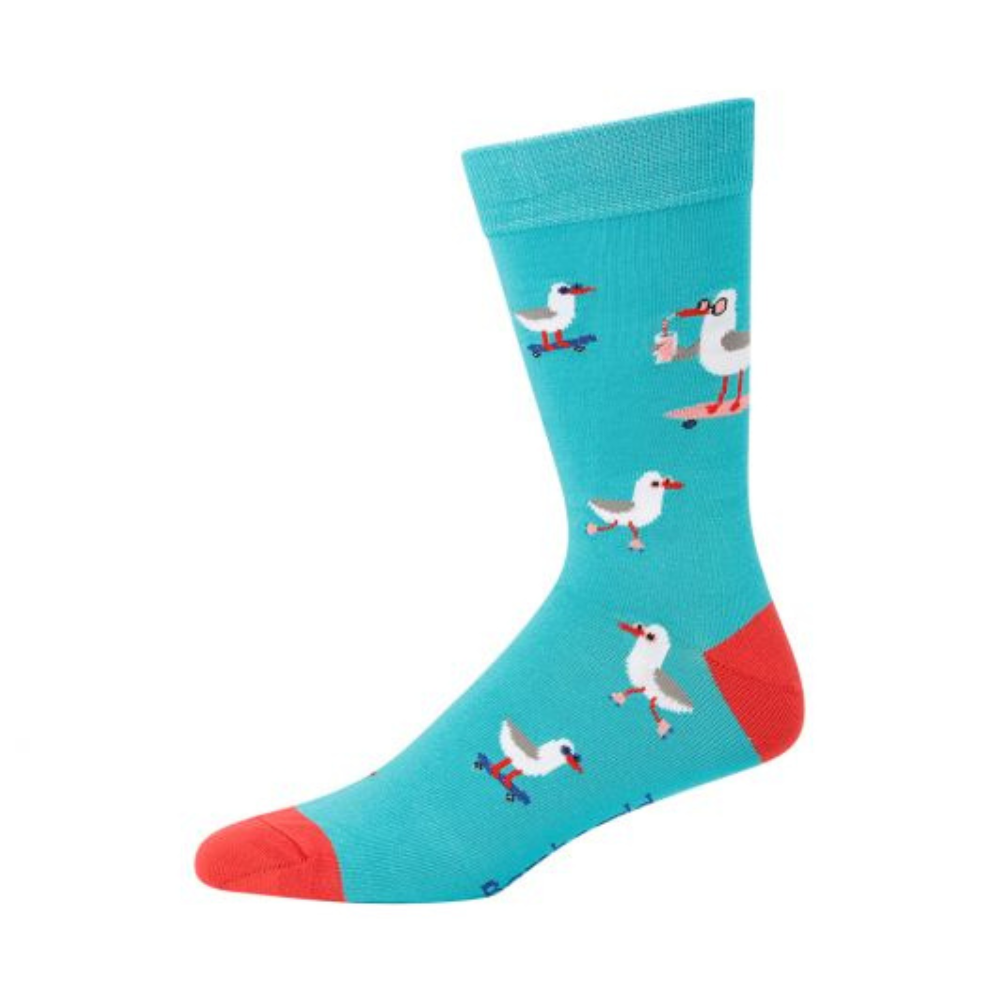 Mens Seaside Seagull Sock