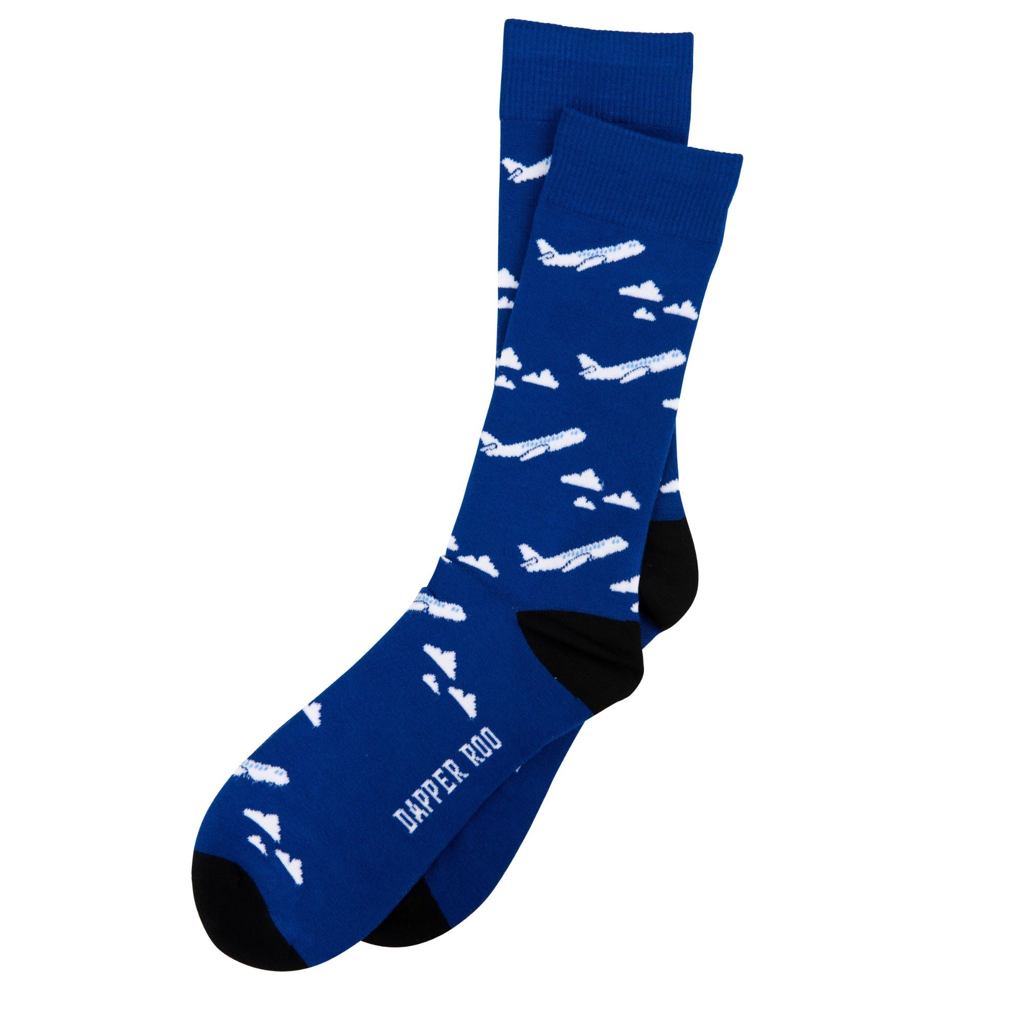 High Flyer Plane Bamboo Socks by Dapper Roo Socks Dapper Roo 