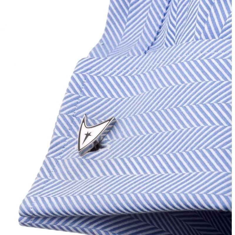 Star Trek Delta Shield Enamel Cufflinks Novelty Cufflinks Star Trek 