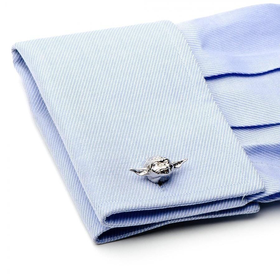 Star Wars 3D Palladium Yoda Cufflinks Novelty Cufflinks Star Wars 