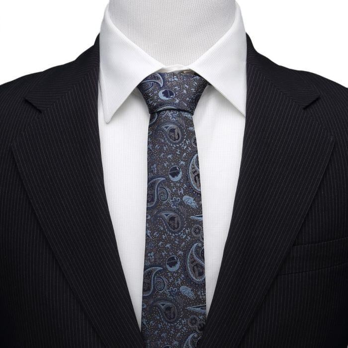Vader Paisley Blue and Gray Star Wars Men's Tie Ties Star Wars 