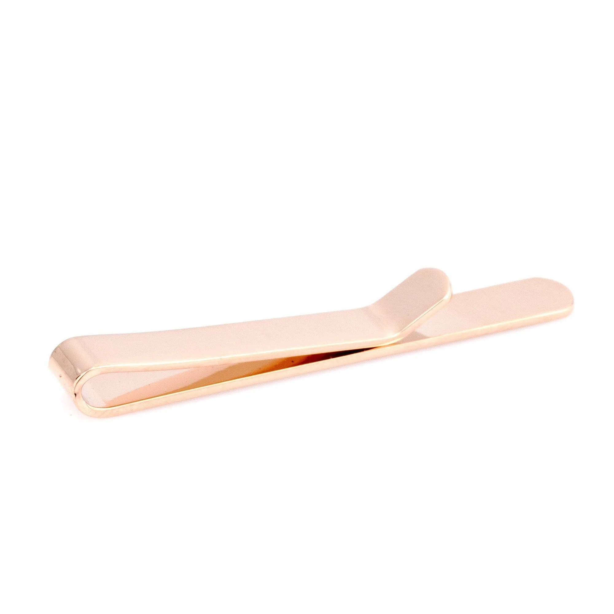 Shiny Rose Gold Tie Bar 47mm