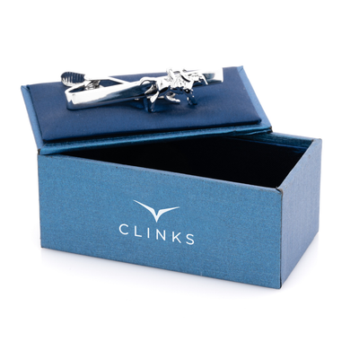 Horse and Jockey Tie Clip