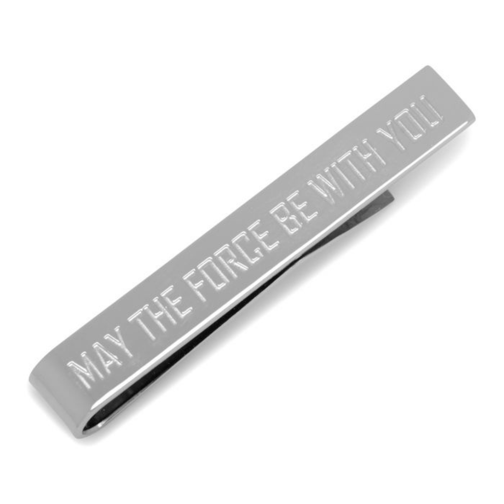 May The Force Be With You Jedi Message Star Wars Tie Bar