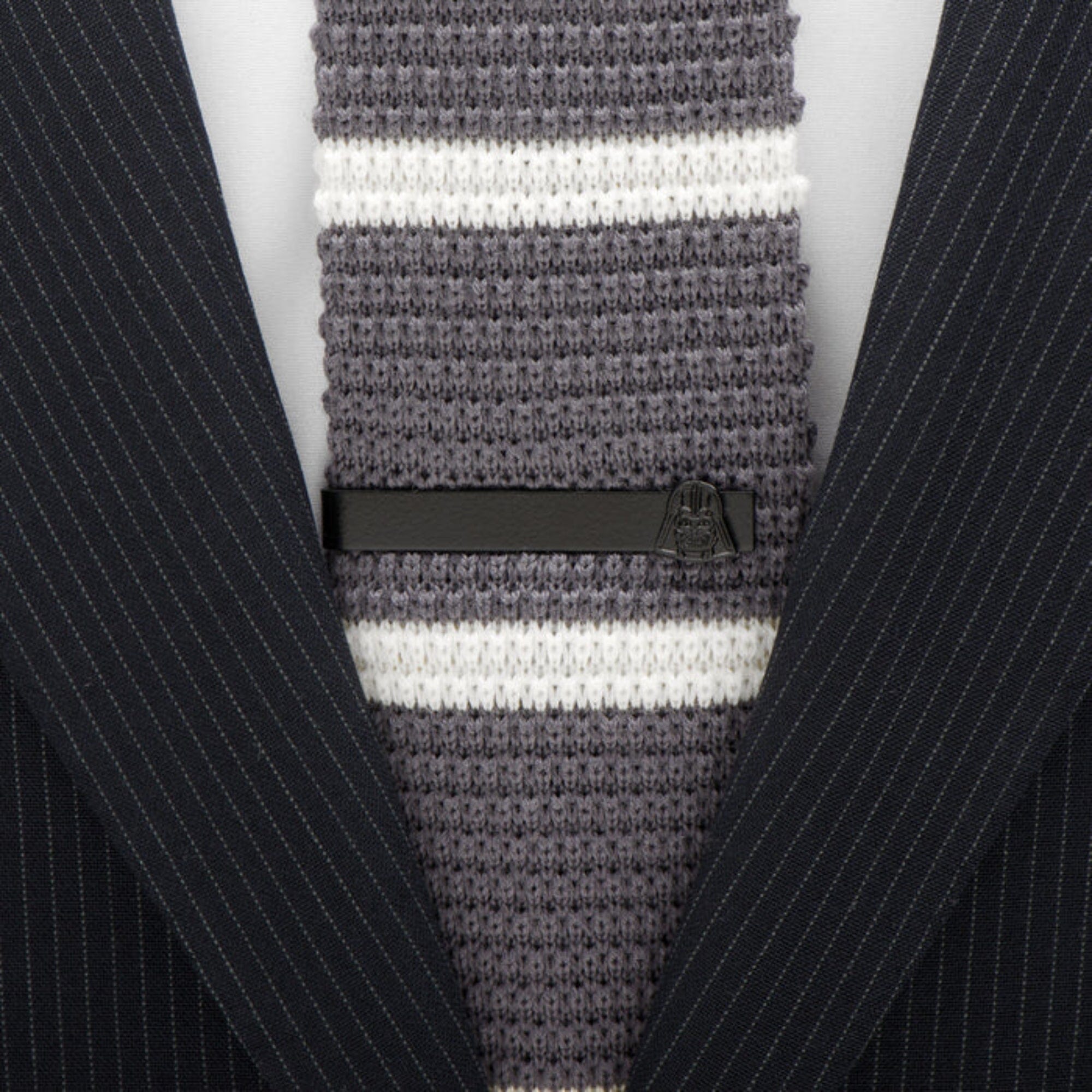 Satin Black Darth Vader Tie Bar Tie Bars Star Wars 