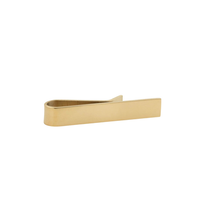 Small Shiny Gold Tie Bar 40mm