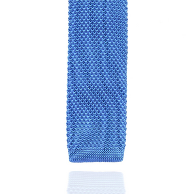 Light Blue Knit Tie