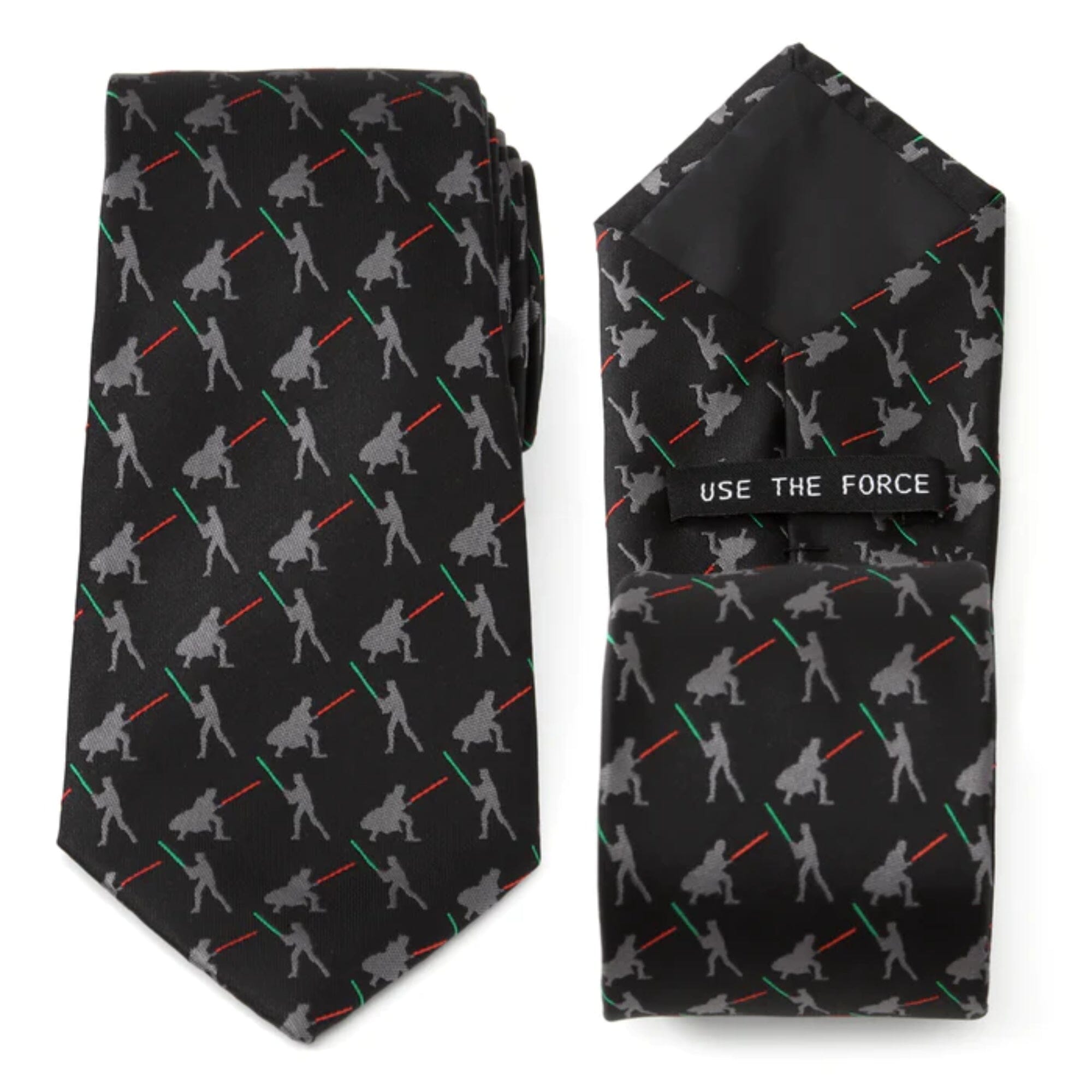 Vader v. Luke Battle Lightsaber Star Wars Black Mens Tie Ties Star Wars 