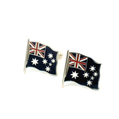 Australian Flag (wavy) Cufflinks