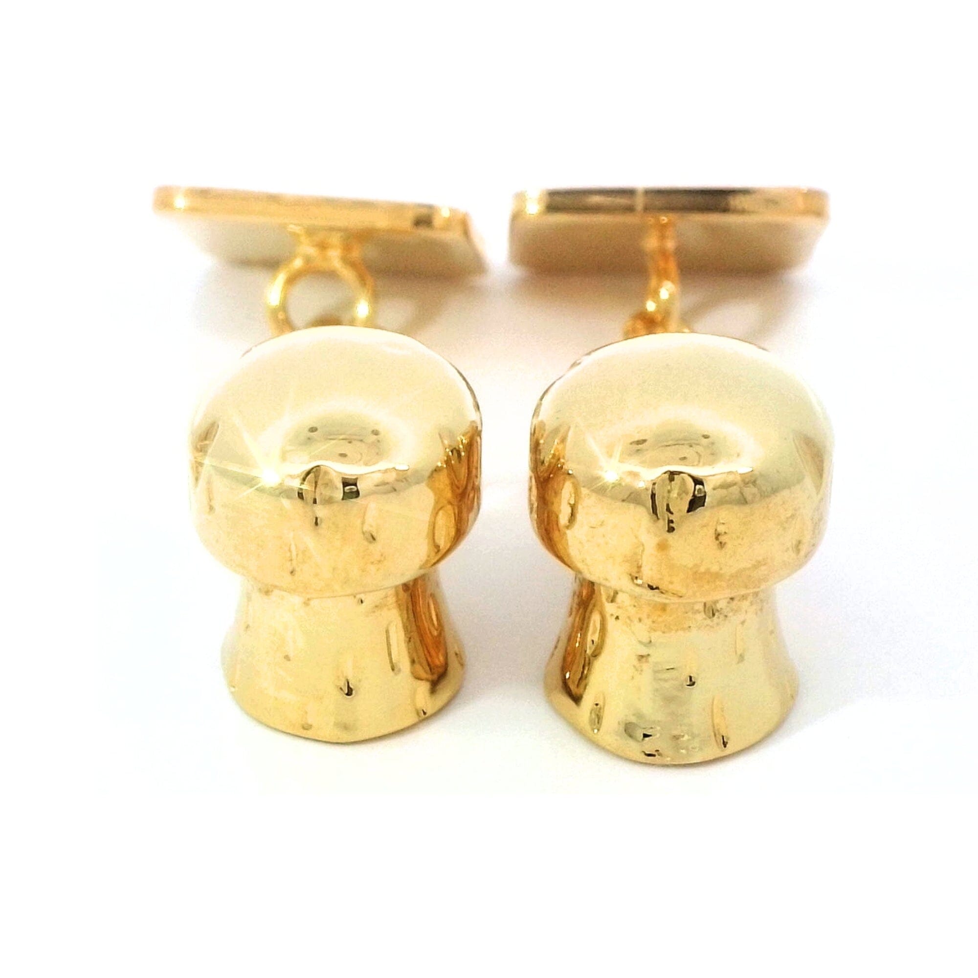 Champagne Cork Gold Cufflinks Novelty Cufflinks Clinks Australia 