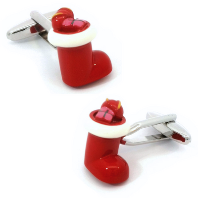 Christmas Stocking or Boots Cufflinks