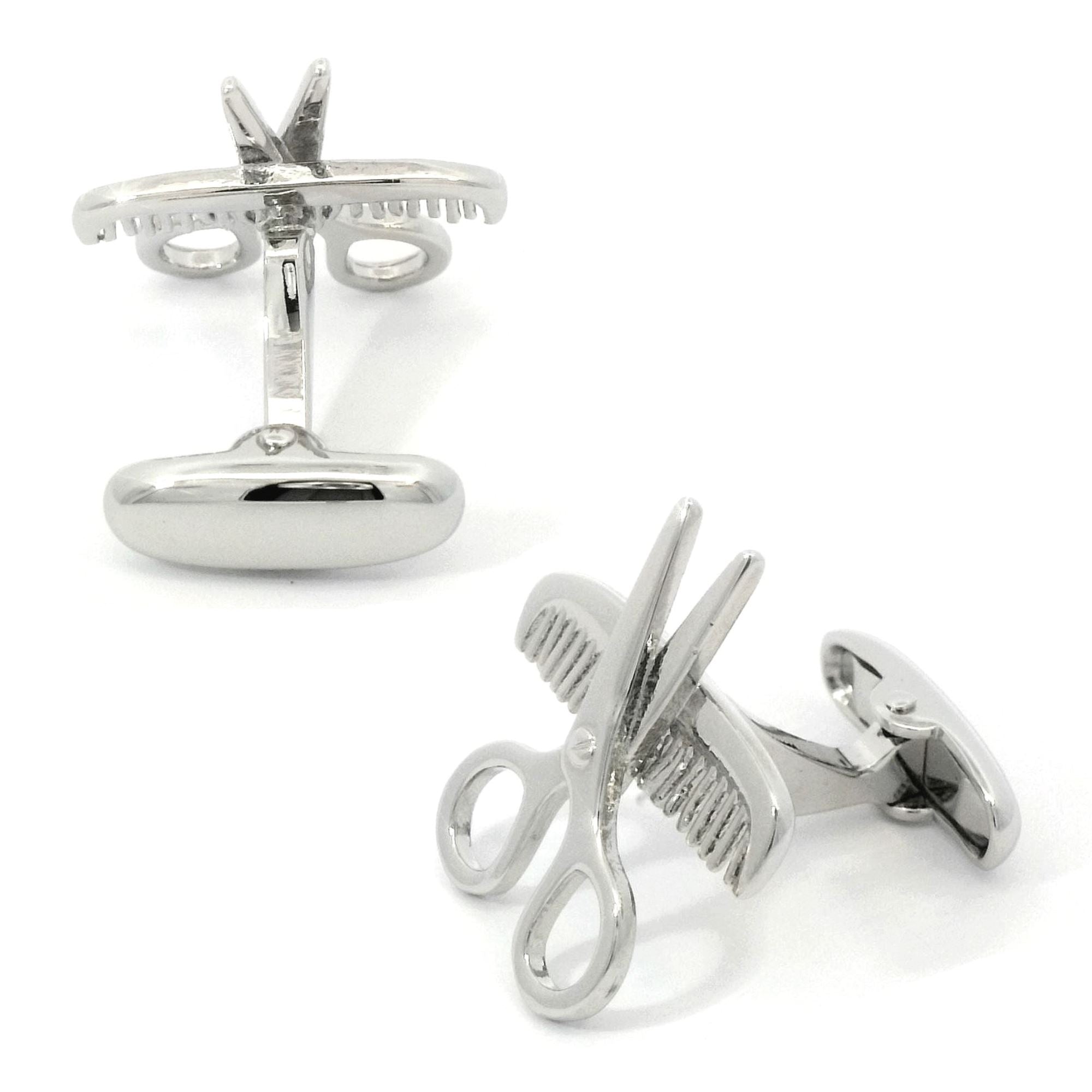 Comb Scissors Cufflinks Novelty Cufflinks Clinks Australia 