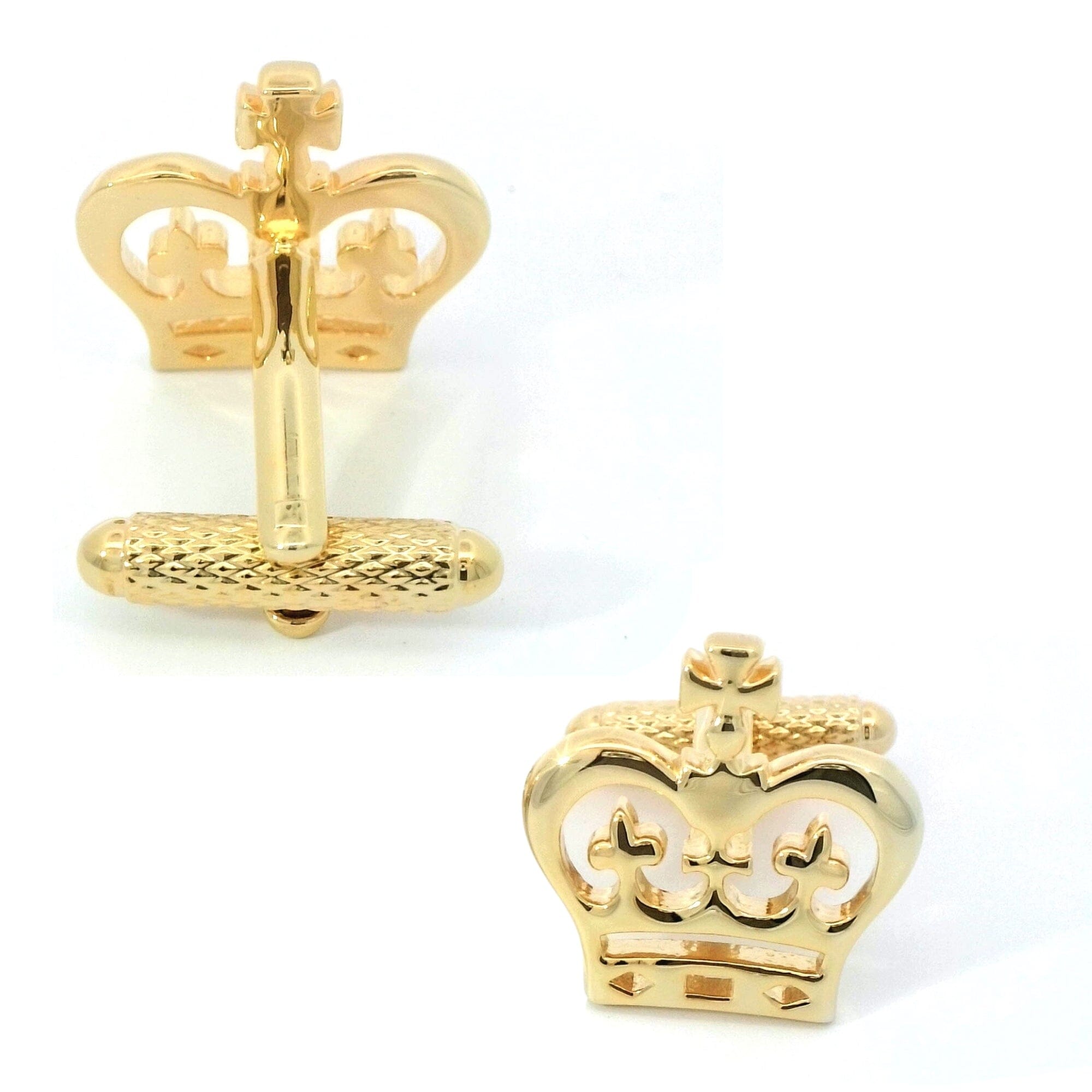Crown Gold Cufflinks Novelty Cufflinks Clinks Australia 