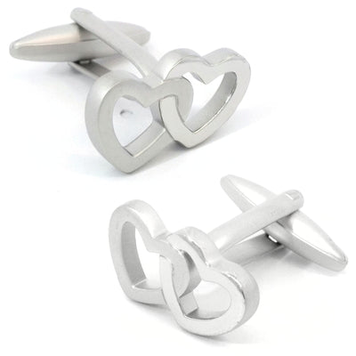 Entwined Love Hearts Cufflinks