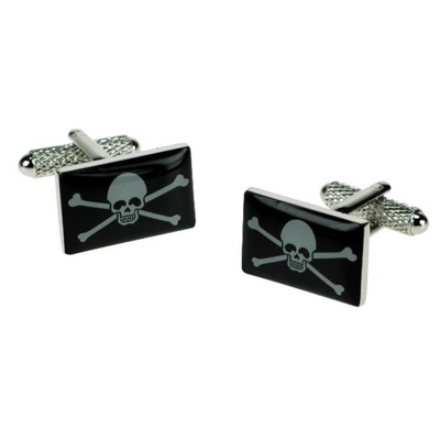 Jolly Roger Pirate Cufflinks