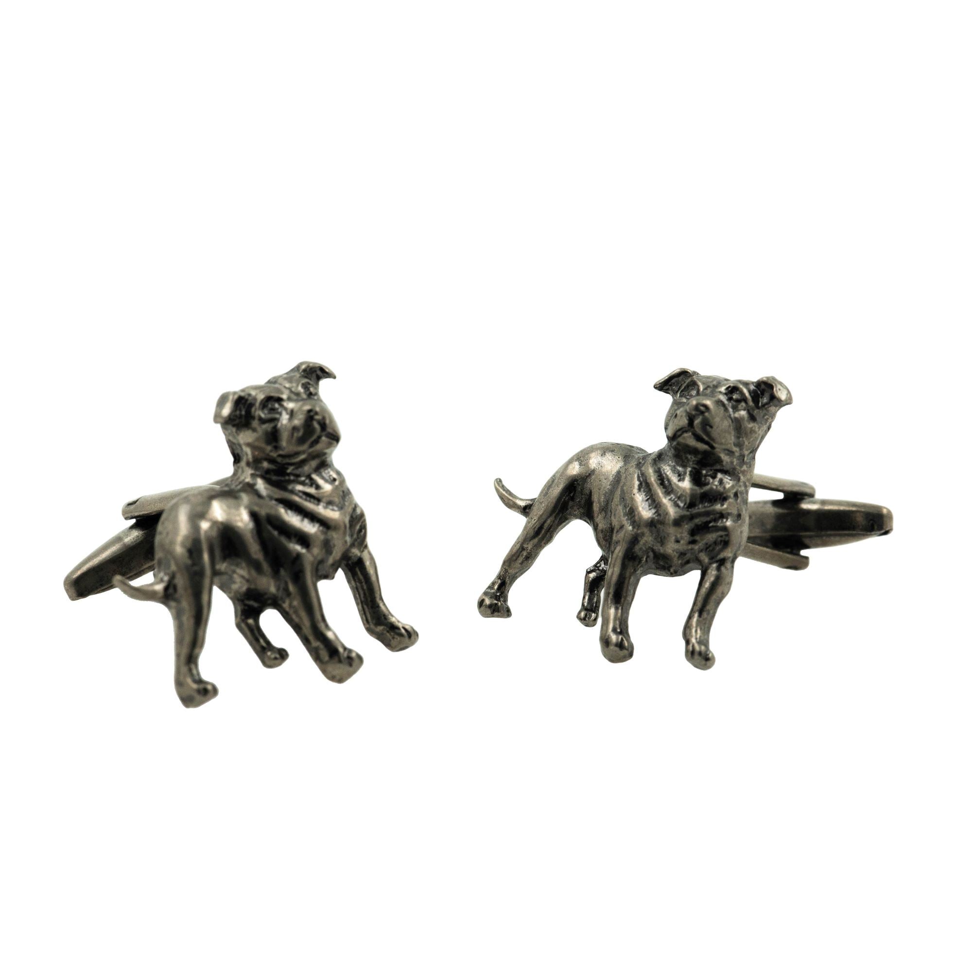 Antique Bull Terrier Cufflinks Novelty Cufflinks Clinks 