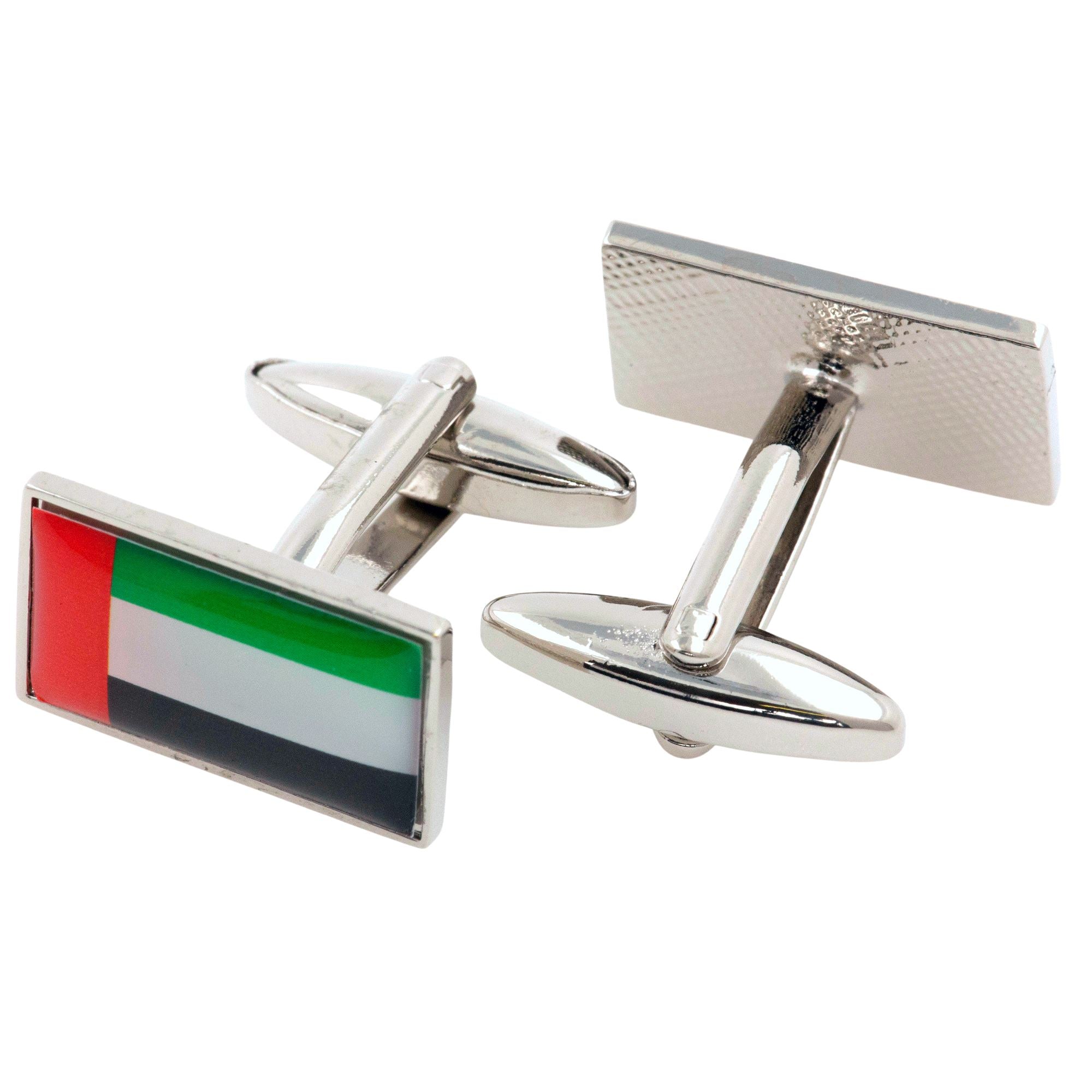 Flag of United Arab Emirates Cufflinks Novelty Cufflinks Clinks 