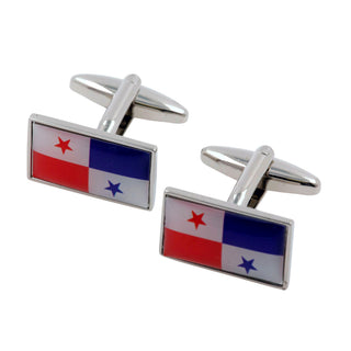 Flag of Panama Cufflinks Novelty Cufflinks Clinks 