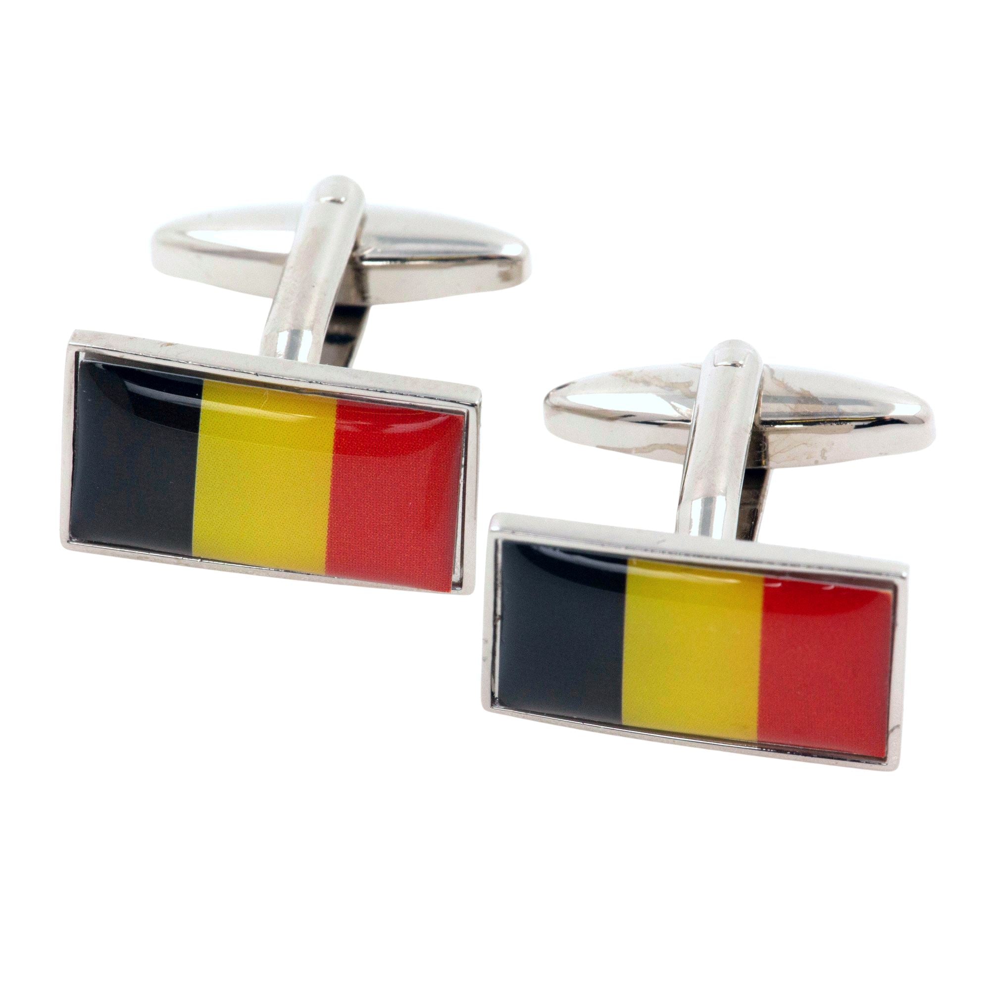 Flag of Belgium Cufflinks Novelty Cufflinks Clinks 