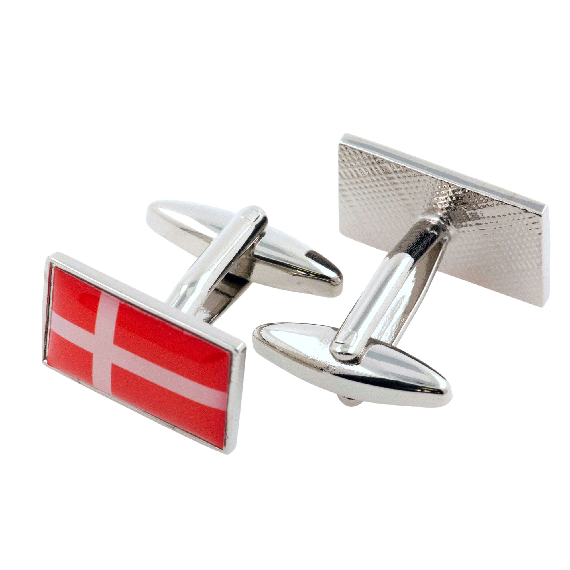 Flag of Denmark Cufflinks Novelty Cufflinks Clinks Australia 