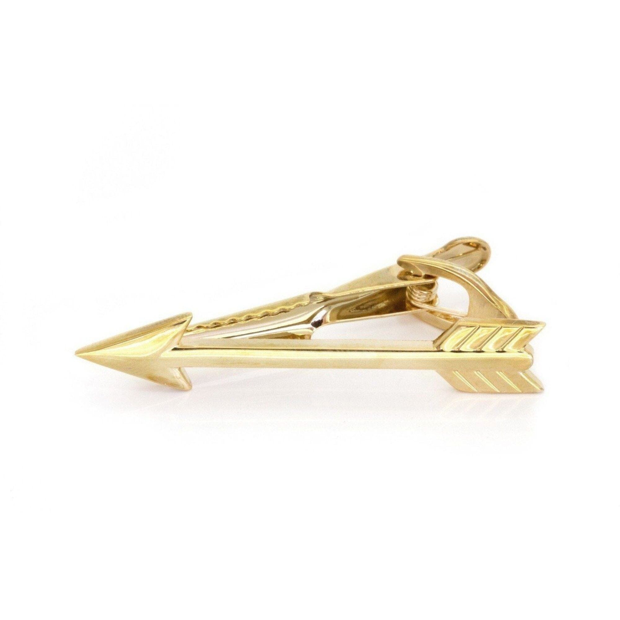 Gold Arrow Tie Clip Tie Clips Clinks Gold Arrow Tie Clip 