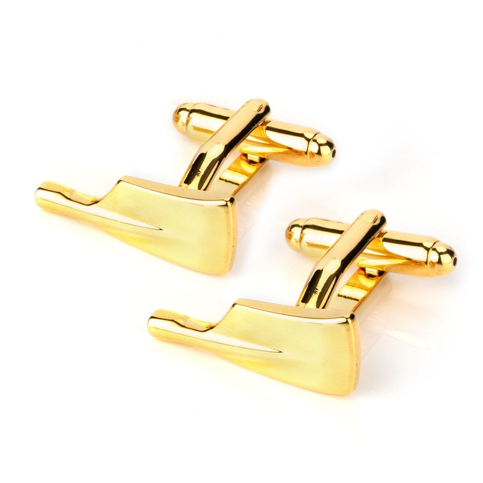 Gold Paddle Oar Cufflinks Novelty Cufflinks Clinks Australia 