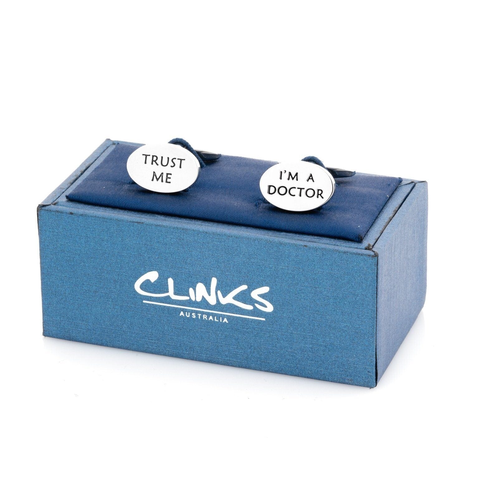 Trust Me I'm a Doctor Cufflinks Novelty Cufflinks Clinks Australia 
