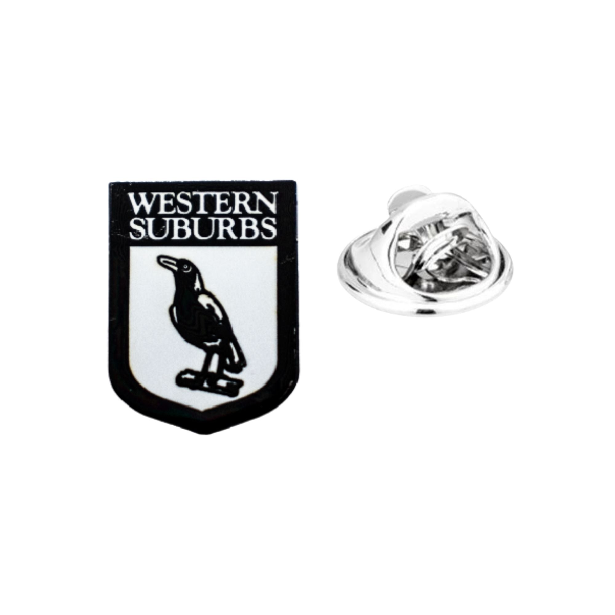 Western Suburbs Magpies Logo NRL Pin