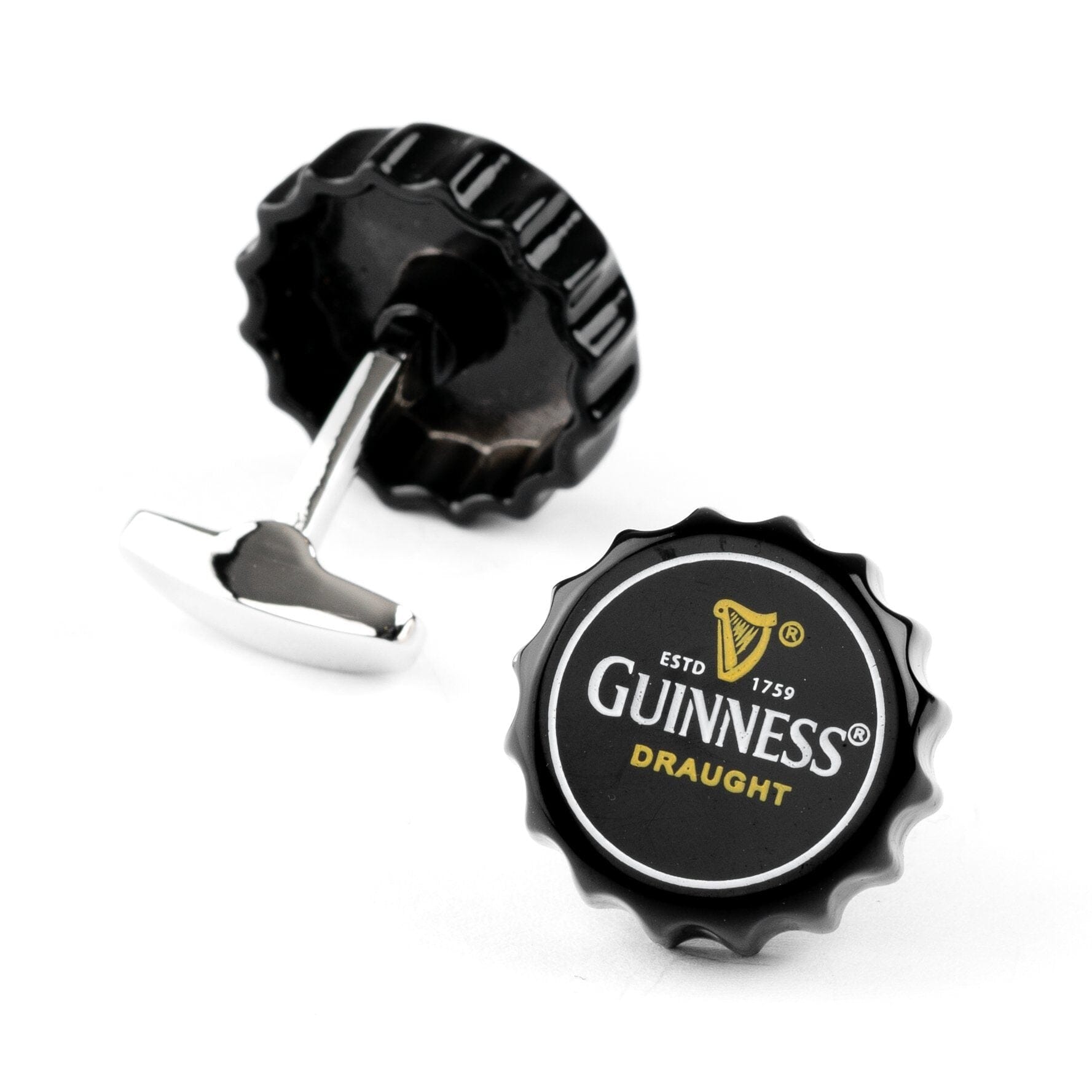 Black Guinness Beer Cap Cufflinks Novelty Cufflinks Clinks Australia 