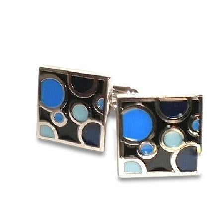 Blue Bubbles Cufflinks