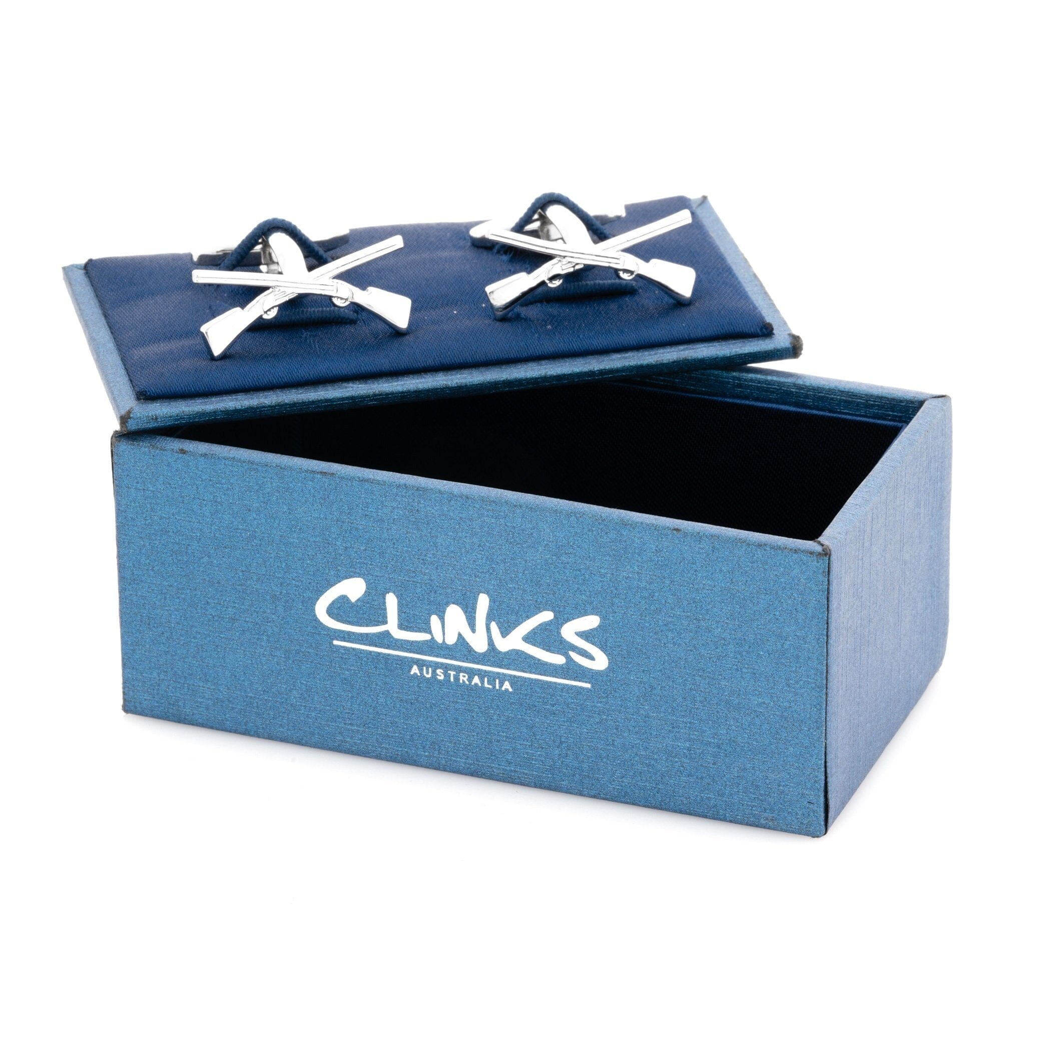 Crossed Rifle Cufflinks Novelty Cufflinks Clinks Australia 