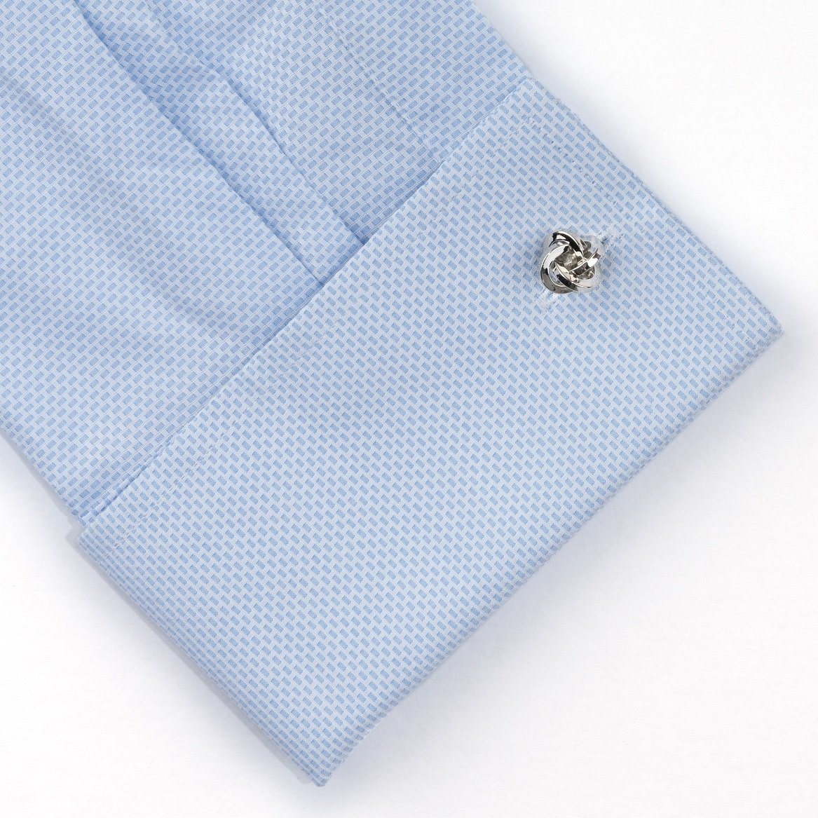 Silver Square Knot Cufflinks Classic & Modern Cufflinks Clinks Australia 