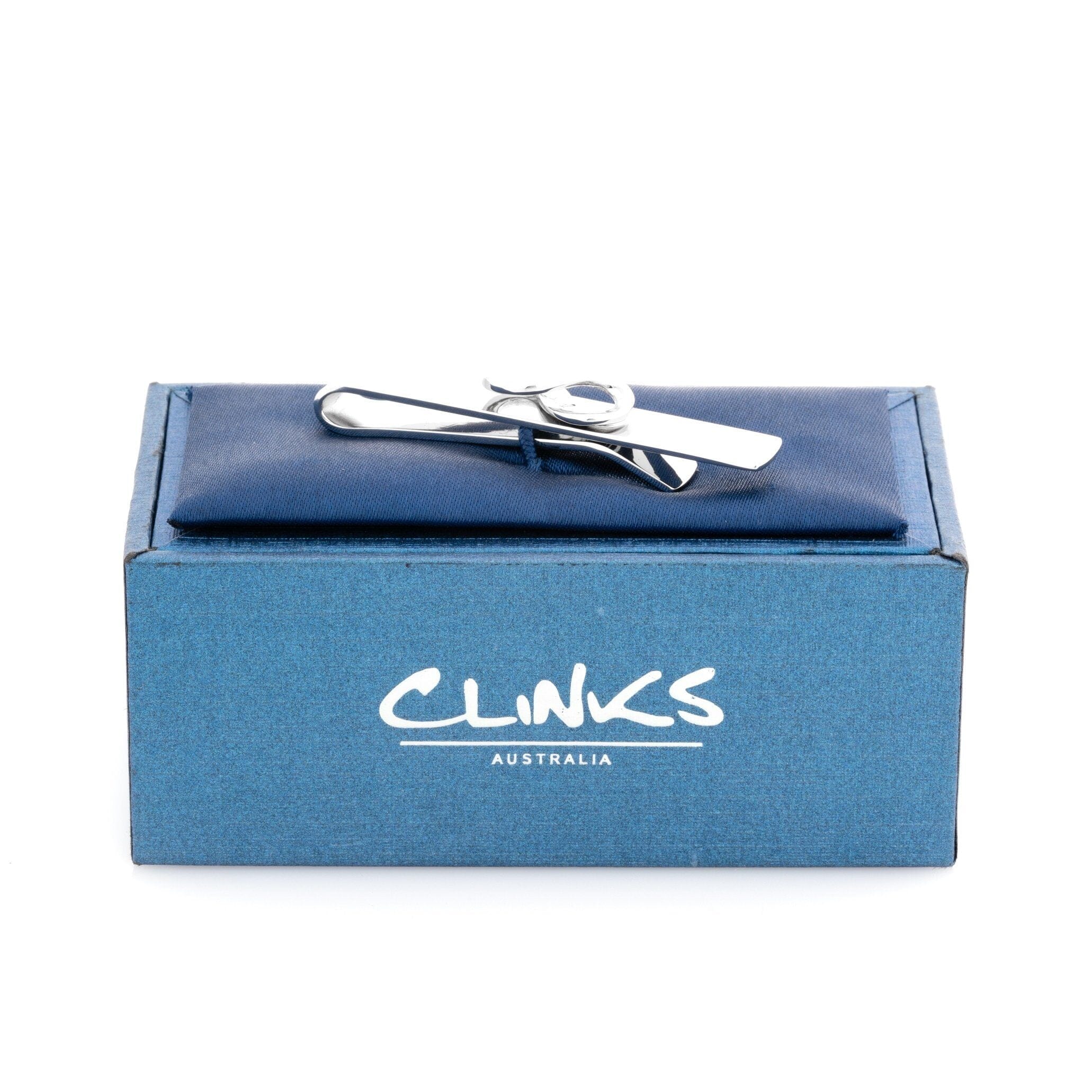 Silver Infinity Tie Bar Tie Clips Clinks 